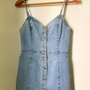 Zara denim mini dress